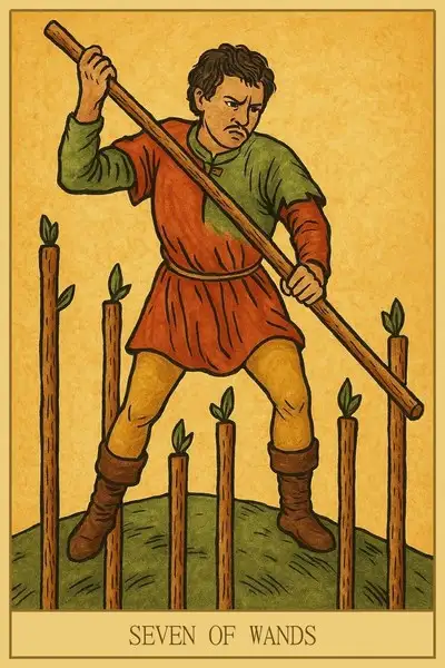 Seven of Wands