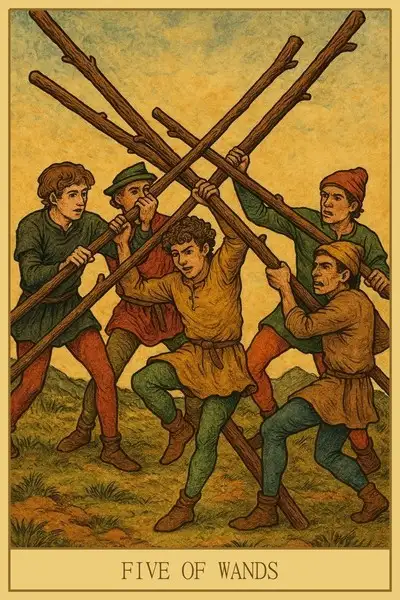 Five of Wands