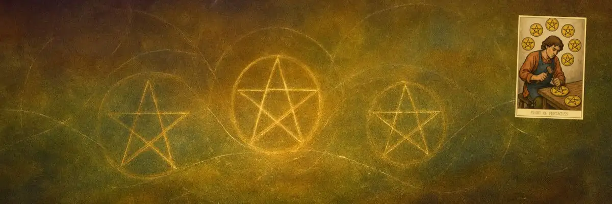 Eight of Pentacles - Tarot Card Meaning