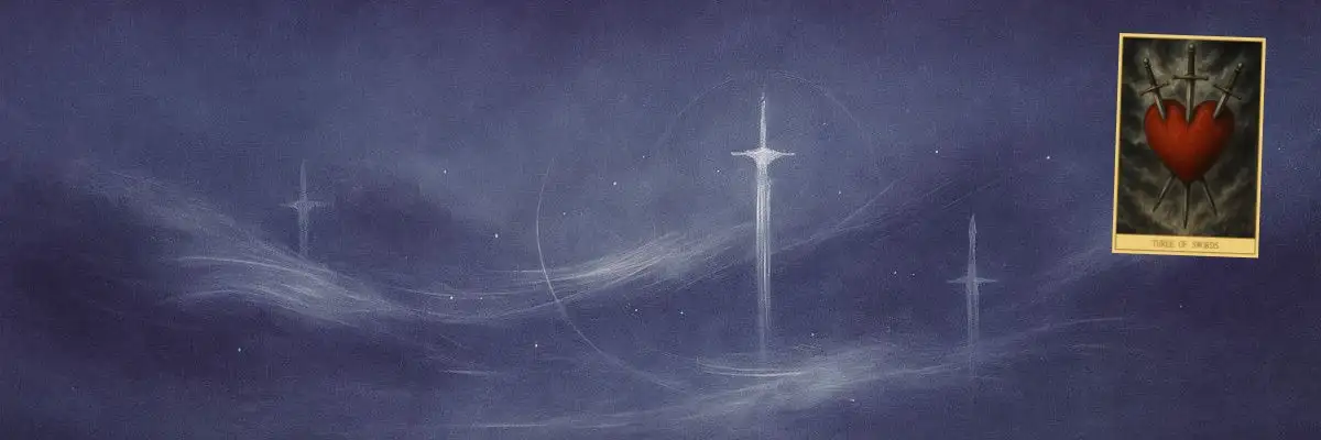 Three of Swords - Tarot Card Meaning