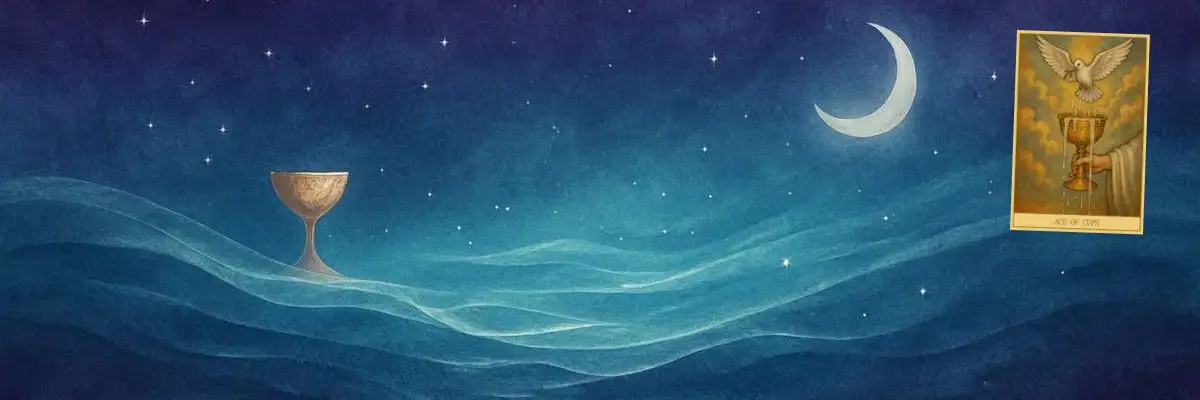 Ás de Copas - Significado da Carta de Tarô