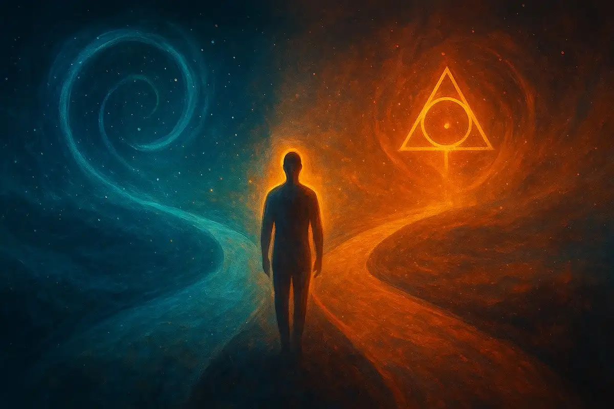 Between Two Paths: Tarot Clarity for a Clouded Mind