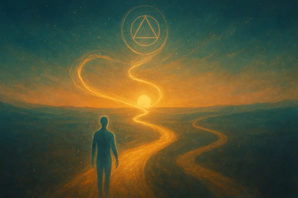 El susurro dorado de tu destino en movimiento