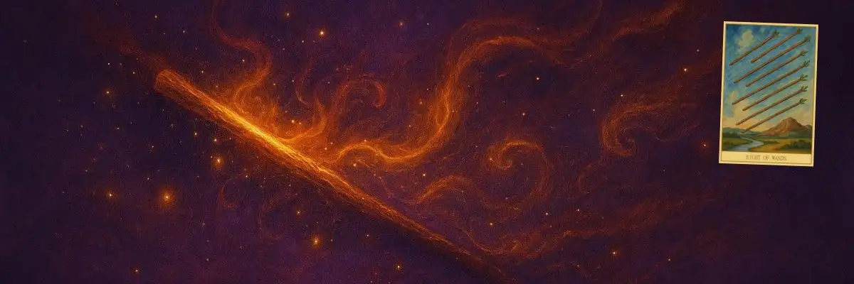 Eight of Wands - Tarot Card Meaning