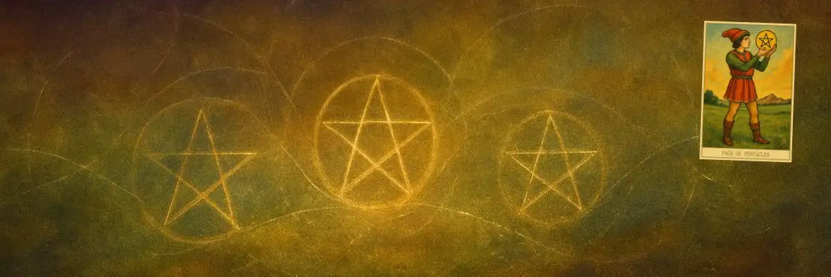 Page of Pentacles Card as Advice