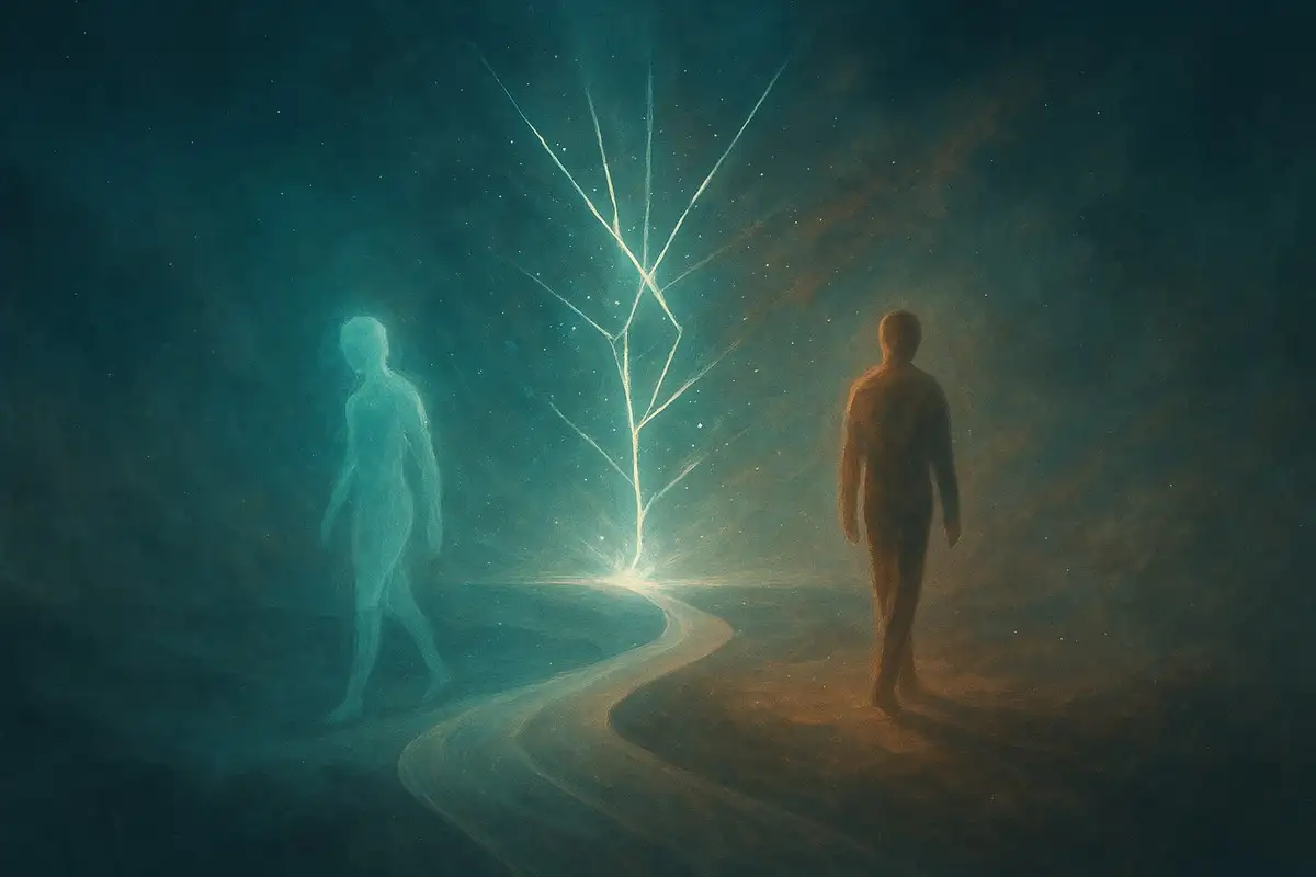 Sombras del corazón que se rompe y renace