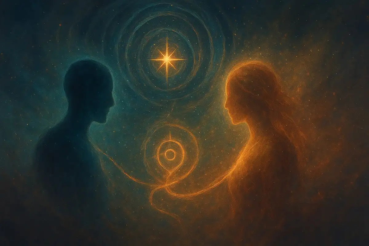 מרחק נושם בין נשמות תאומות ברגע הזה