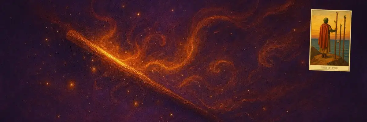 קלף שלושה מטות בטארוט