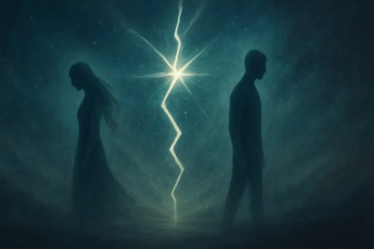 Quando o Coração Racha e o Cosmos Te Segura