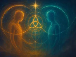 Whispers Between Twin Flames in the Half-Light