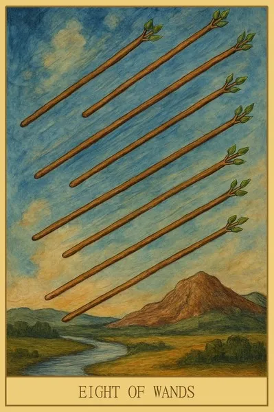 Eight of Wands