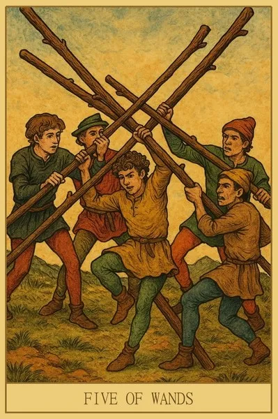 Five of Wands