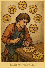 Eight of Pentacles