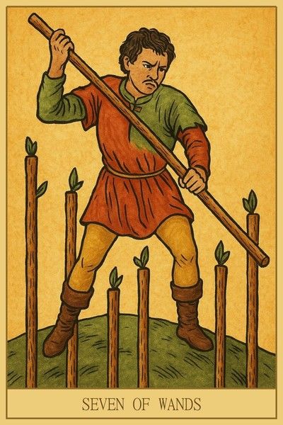 Seven of Wands