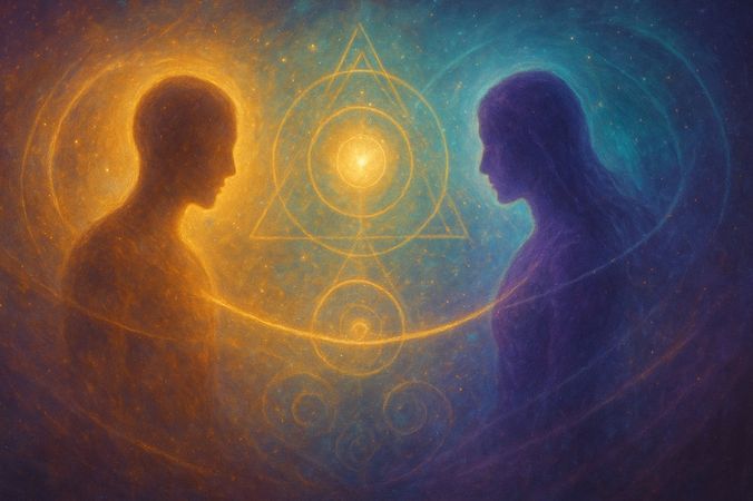 חוט הנשמה הסמוי: מסר הקלפים על קשר הגורל