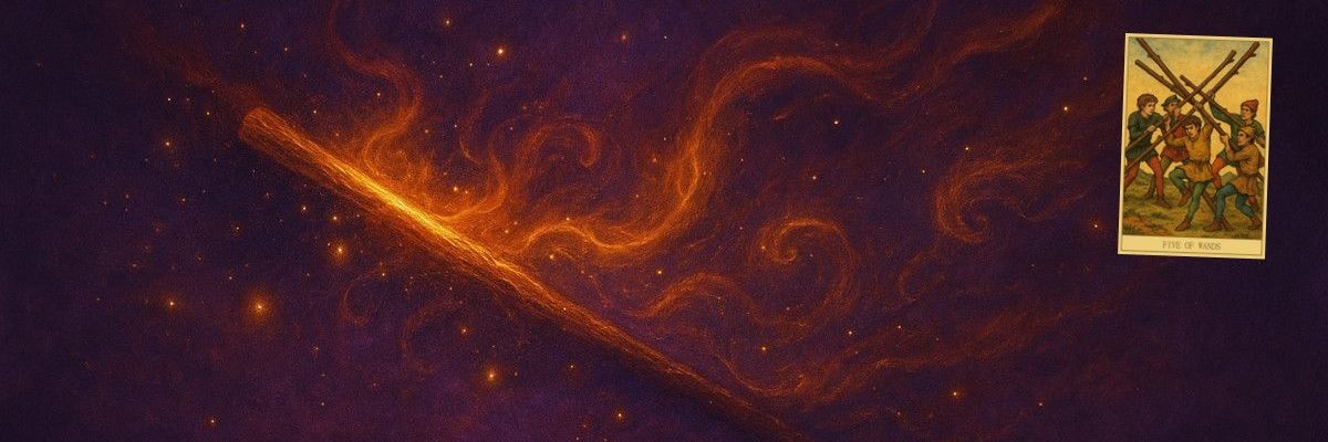 Five of Wands - Tarot Card Meaning